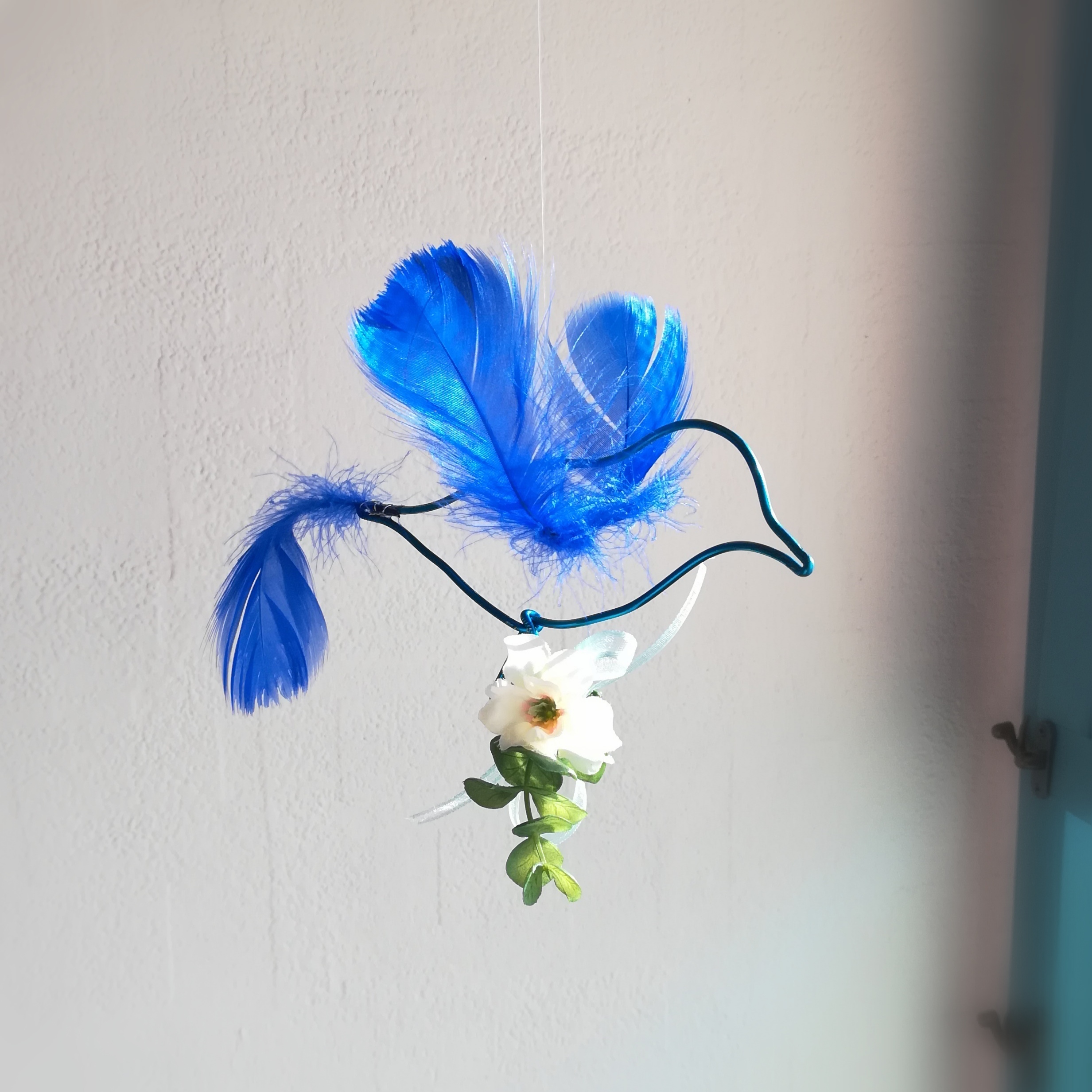 Pan』ペーパークラフト★雲型モビール（青） 『Petit