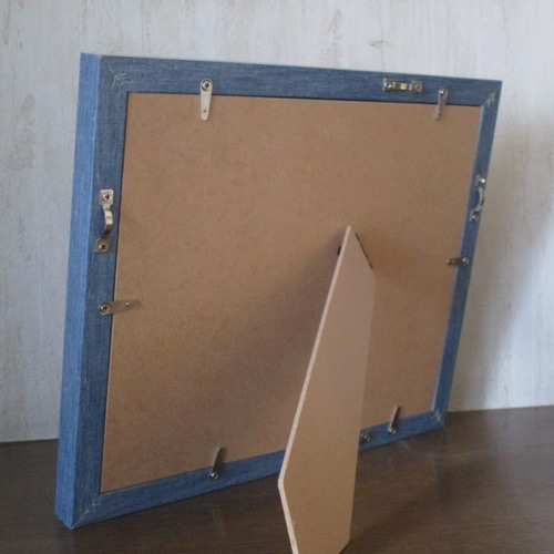 3匹のゴールデンレトリバーに心が和む《押し花アート額》＃押し花