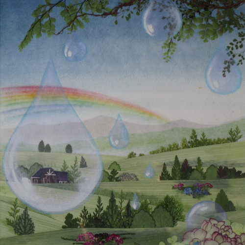 押し花アート〜遥かなる草原〜 押し花額 風景画 絵画 アート インテリア雑貨 押し花アート〜遥かなる草原〜 押し花額 風景画 絵画 アート