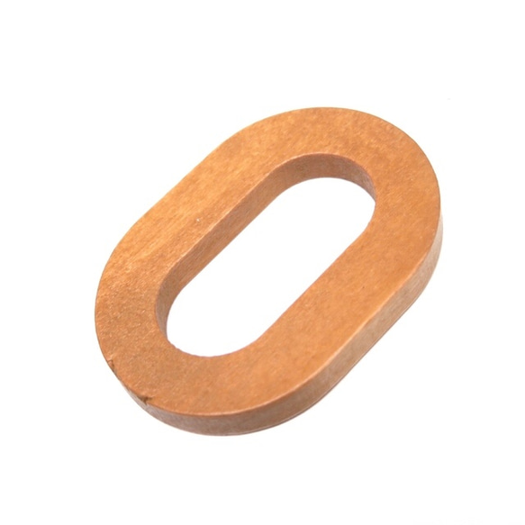 orange●4pcs)wood hoop parts ウッド 木製 フープ オレンジ 2枚目の画像