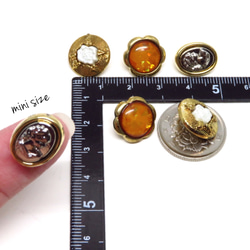 A(6pcs)petit vintage buttons set 4枚目の画像