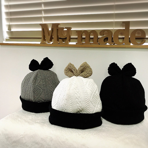 mite ケーブル編み えん帽子 Mサイズ mite ケーブル編み えん帽子 Mサイズ