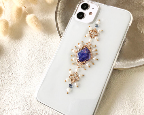 iPhoneアクセサリー iphone11 128G 猫桜 - 和風 立体型 ハンドベルト付ソフトiPhoneケース