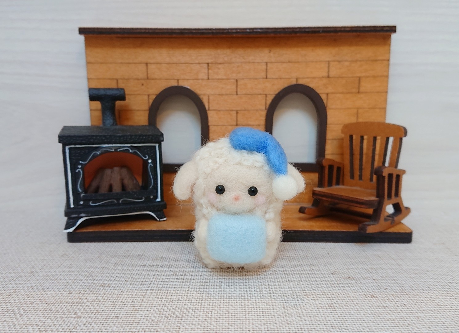 人気作家様　kumarl ひつじさん　ぬいぐるみ　ハンドメイド