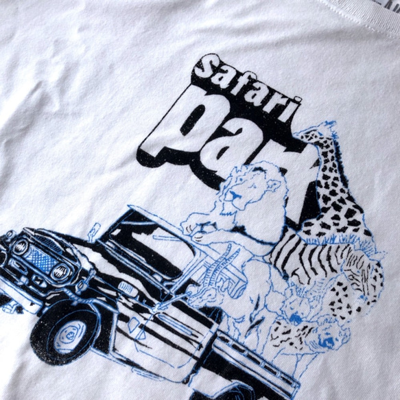 ビッグシルエットTシャツ /サファリ /ホワイト 2枚目の画像