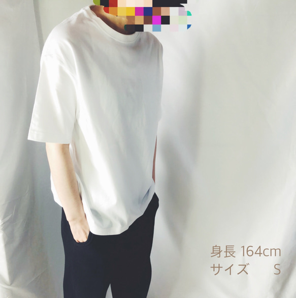 ビッグシルエットTシャツ /サファリ /ホワイト 3枚目の画像