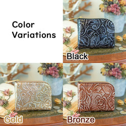 [限時優惠1400日元♪]配套♪Cynthia Flower or Rose Cohide Compact Wallet Set 第3張的照片