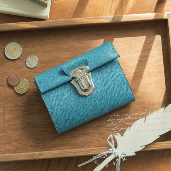 新進工房 極小長財布 バタール ワープロラックスレザー 希少】ワープロ