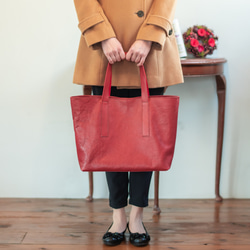 限時搶購！全部5種顏色。奢侈地使用櫪木皮革！ All Leather Tote Bag Tochigi Leather W Ko 第6張的照片