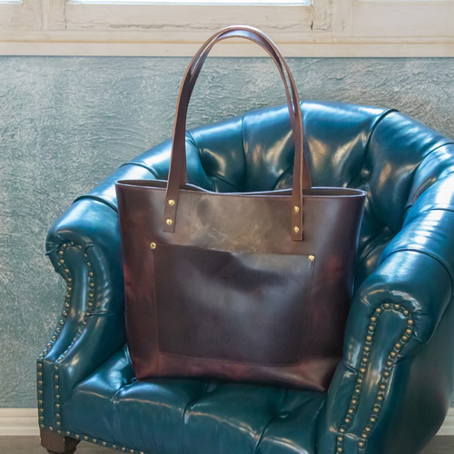 永久無料保証】オールレザーのトートバッグ クロムエクセル