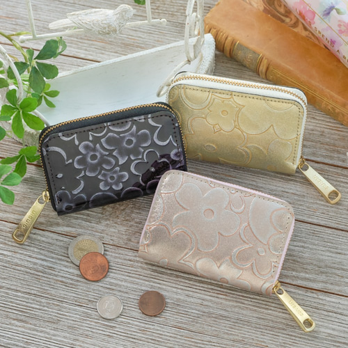 永久無料保証】新進工房オリジナルレザー シンシアフラワー（牛革