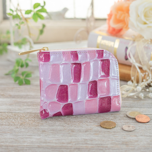 永久無料保証】乙女心をくすぐる♪ パヴェレザー ラズベリー