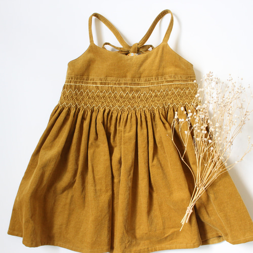 しゃんシャン　新品　スモッキングワンピース　2点　水色　黄色 スモッキングワンピース|ワンピース|女の子|Little s.t. by s.t.
