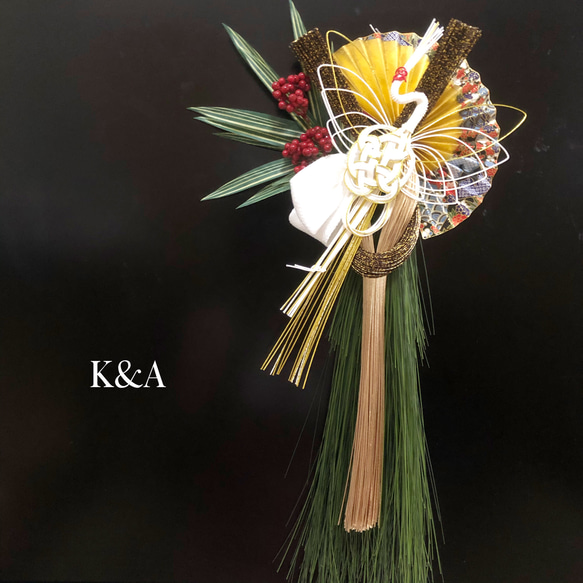 早割】しめ縄 お正月飾り 大王松 しめ縄・しめ飾り 花の髪飾りK&A 通販