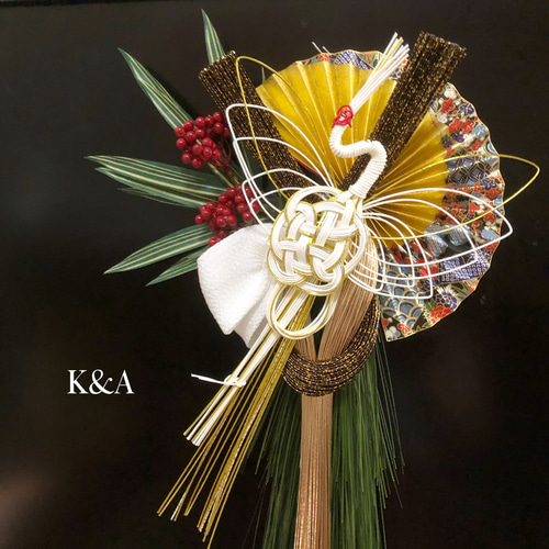 早割】しめ縄 お正月飾り 大王松 しめ縄・しめ飾り 花の髪飾りK&A 通販