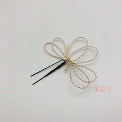 かわいいピンクの髪飾り  ヘッドドレス 5枚目の画像