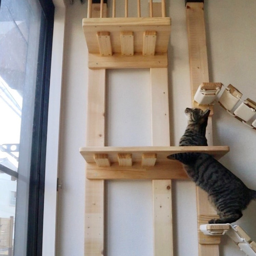 穴付きキャットステップ キャットウォーク その他家具 キャティ