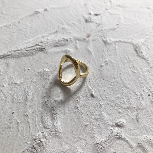 gold antique ring (r027) 5枚目の画像