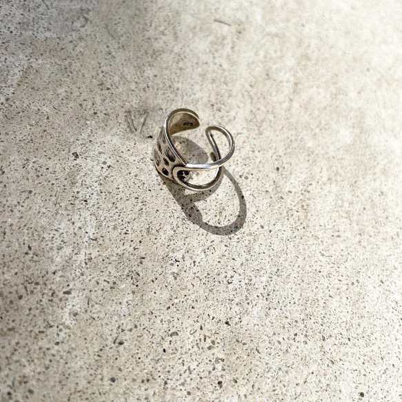 【silver925】combination ring （r025） 1枚目の画像