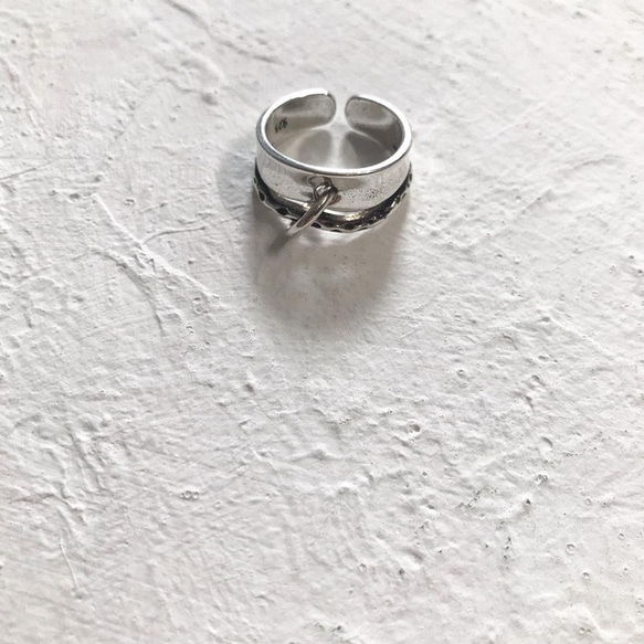 【silver925】overlap ring （r015） 3枚目の画像