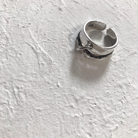 【silver925】overlap ring （r015） 6枚目の画像