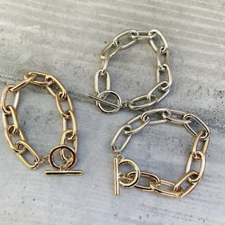 oval chain bracelet（b005） 1枚目の画像