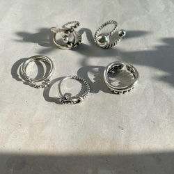 【 silver925】cross ball ring（r147） 6枚目の画像