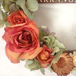 Country Flower Orange Roses 4枚目の画像