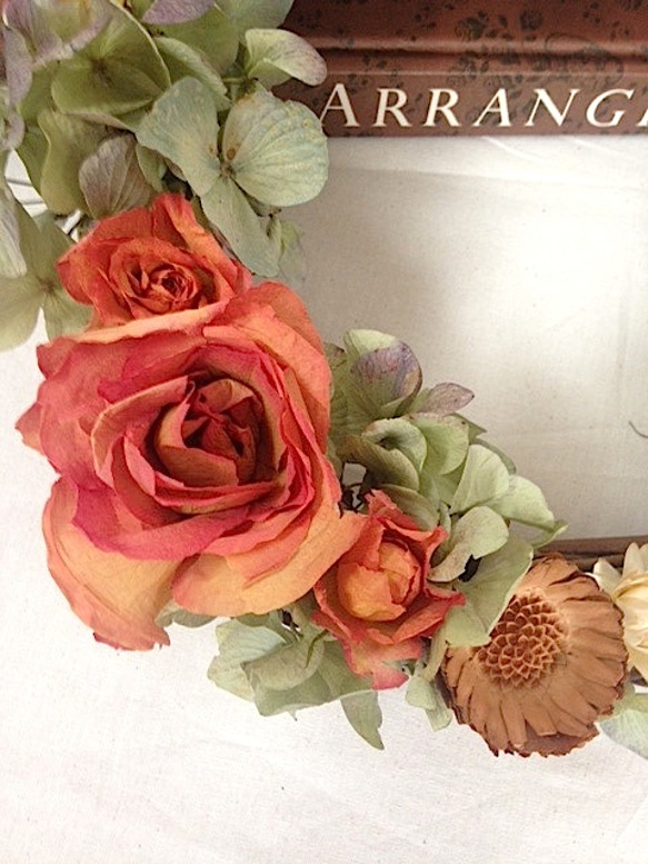 Country Flower Orange Roses 4枚目の画像