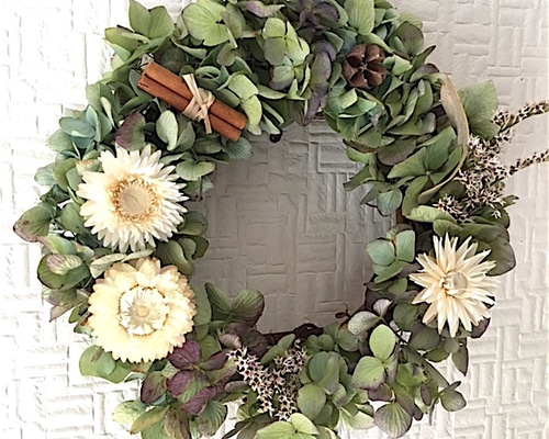 Antique Open Flower リース Flower Studio 通販 2879760｜Creema