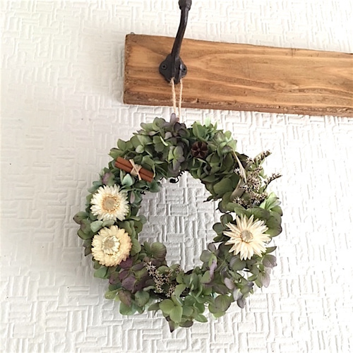 Antique Open Flower リース Flower Studio 通販 2879760