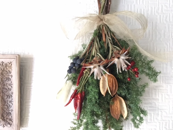 Season Swag 【botanical】クリスマスのスワッグ 4枚目の画像
