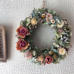 Pastel Rose Wreath   ウェルカムスペース 3枚目の画像