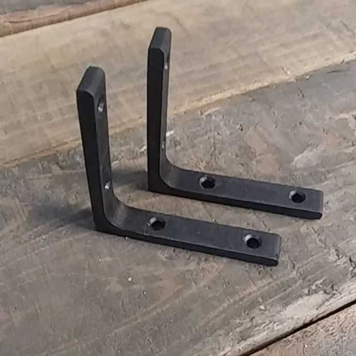 棚受け ブラケット アイアンブラケット 鉄製 棚受 キャット