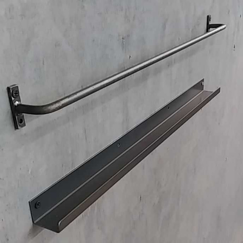 マガジンラック おしゃれ シンプル 壁掛け 本棚 鉄製 アイアン 無骨