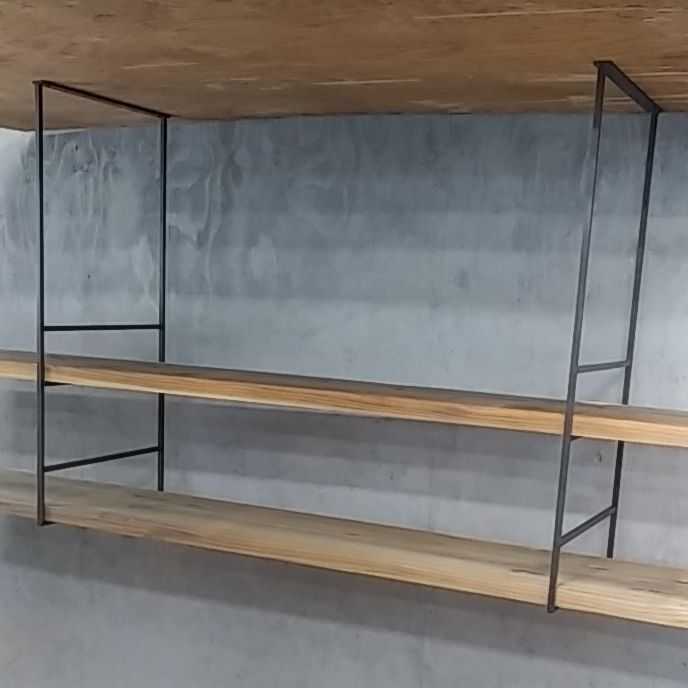 シーリングシェルフ　吊り下げシェルフ　キッチンシェルフ　吊り戸棚　ハンギングシェルフ  吊り棚　吊り下げ収納