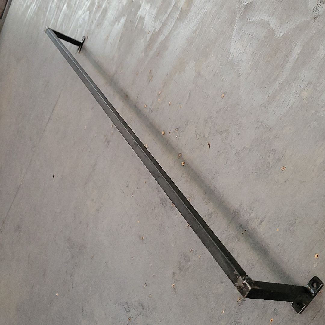 ランドリーバー　玄関収納　傘掛け　洗面　鉄製　四角 アイアンバー タオルハンガー 取っ手　角鋼　ドアハンドル　無骨 11,376円