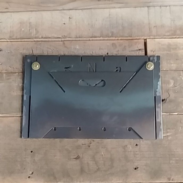 焚き火台　フルセット　組み立て式　焚火台　自作　ハンドメイド　五徳　ロストル　おしゃれ　無骨　男前　アイアン　鉄製　黒皮 