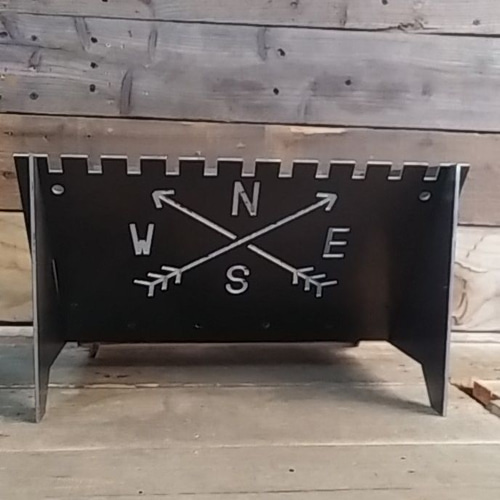 焚き火台 焚火台 五徳 鉄板 ロストル 取って フルセット オリジナル