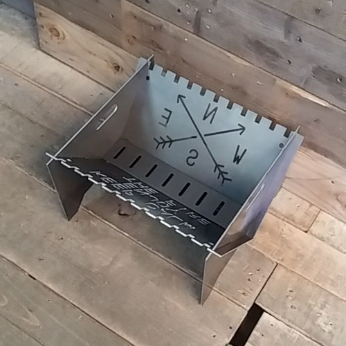 焚き火台 焚火台 五徳 鉄板 ロストル 取って フルセット オリジナル