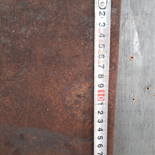 錆びた鉄板 絵画 看板 黒板 メニュー オブジェ 古道具