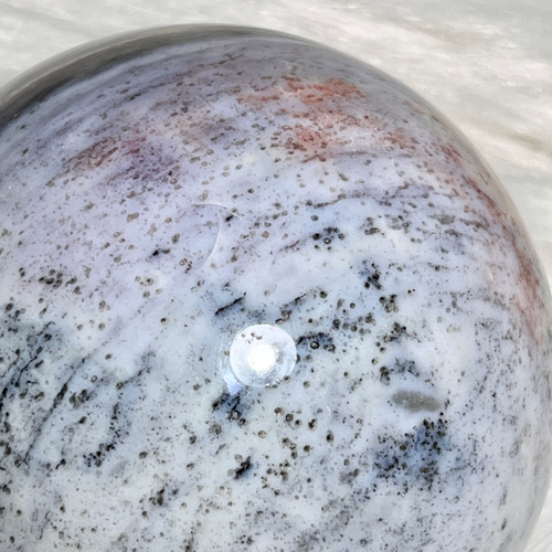 のらさま専用珍！オーシャンジャスパー スフィア 天然石置物 E124