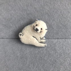 円山応挙　犬　置き物 仲よくじゃれあう応挙犬ポーチ｜#江戸わんこシリーズ④｜フェリシモ