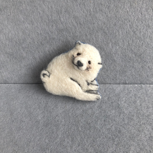 受注生産】日本画のこいぬブローチ・円山応挙A ブローチ イネムリ