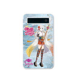 モバイルバッテリー 4000mAh 極薄 軽量！【Milk Dipper☆Sayaka】 1枚目の画像