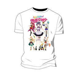 Milk Dipperr ミルクディッパー Tシャツ 半袖  メンズ レディース アニメ【AYA】 1枚目の画像