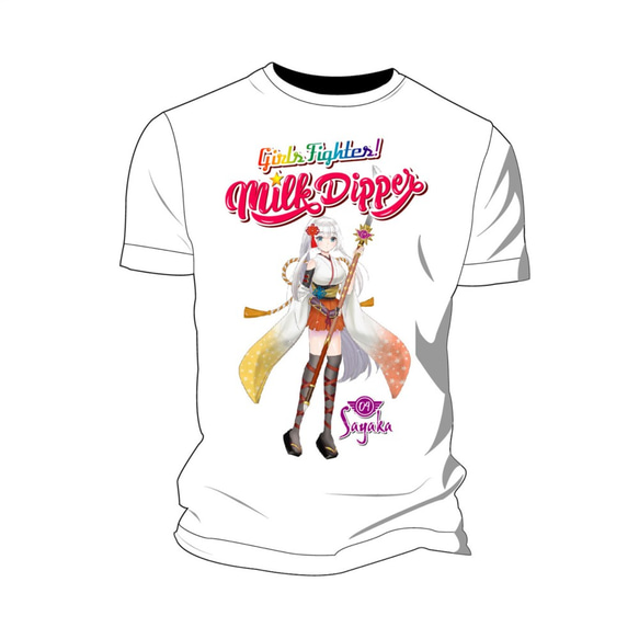 Milk Dipperr ミルクディッパー Tシャツ 半袖  メンズ レディース アニメ【Sayaka】 1枚目の画像