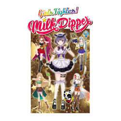 Milk Dipperr ミルクディッパー Tシャツ 半袖  メンズ レディース アニメ【AYA】 2枚目の画像