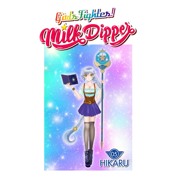 Milk Dipperr ミルクディッパー Tシャツ 半袖  メンズ レディース アニメ【HIKARU】 2枚目の画像