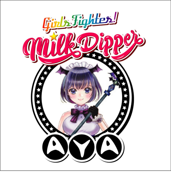 Milk Dipperr ミルクディッパー Tシャツ 半袖  メンズ レディース アニメ【AYA】 3枚目の画像
